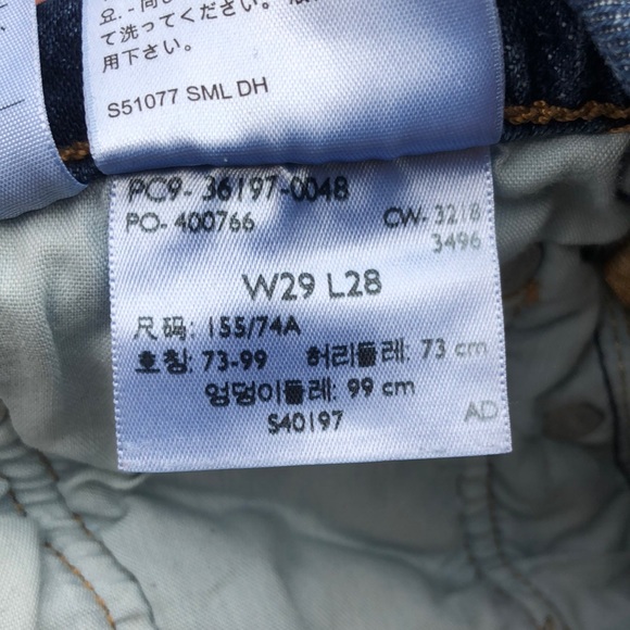 Levi’s 501 T Tapered Jeans sz 29 - Picture 4 of 14